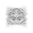 An intricate fractal design incorporating elements of the client's favorite hobbies or interests tattoo design idea