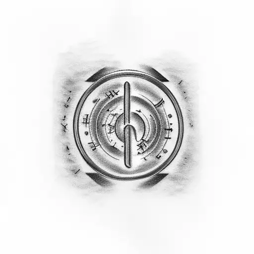 A music note tattoo with a hidden reference to Kanye West's lyrics tattoo design idea