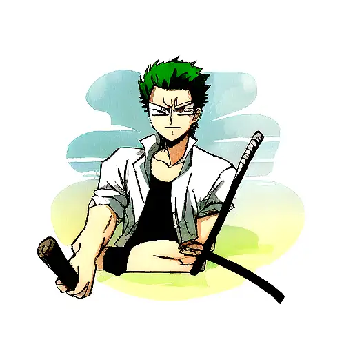 roronoa zoro tattoo design idea