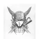 roronoa zoro tattoo design idea