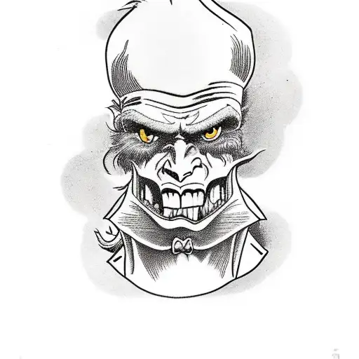 Dr. Jekyll turns into Mr. Hyde if drinking tattoo design idea