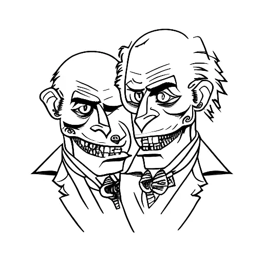 Dr. Jekyll and Mr. Hyde alcohol tattoo design idea