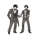 Dr. Jekyll turns into Mr. Hyde if drinking tattoo design idea