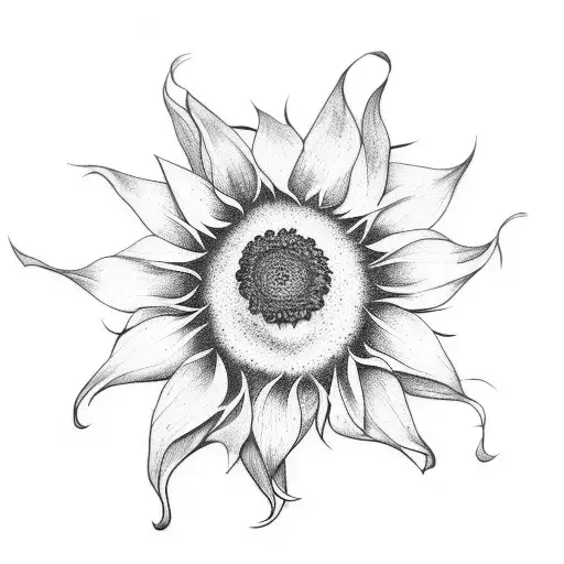 tattoo two hands and sunflower marriage tattoo design idea