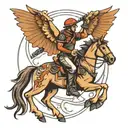 Cavalry scout  tattoo design idea