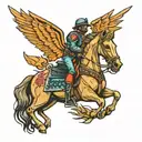 Cavalry scout  tattoo design idea
