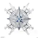 nautical map, star map tattoo design idea