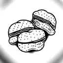 pan concha  tattoo design idea