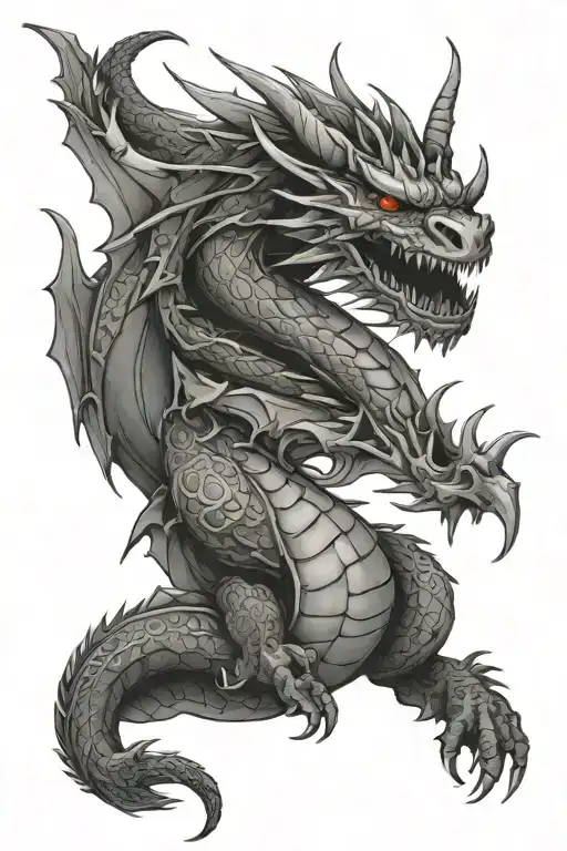 red dragon tattoo tattoo design idea