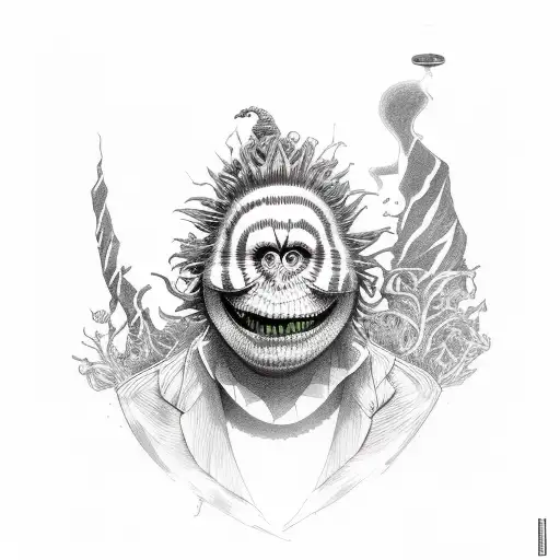 beetlejuice tattoo design idea