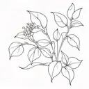 buckwheat tattoo design idea