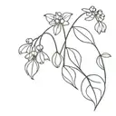 buckwheat tattoo design idea