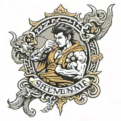 shenmue tattoo design idea
