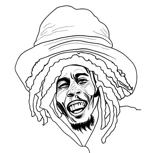 bob marley tattoo design idea