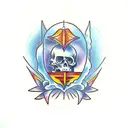 dark feminine energy  tattoo design idea