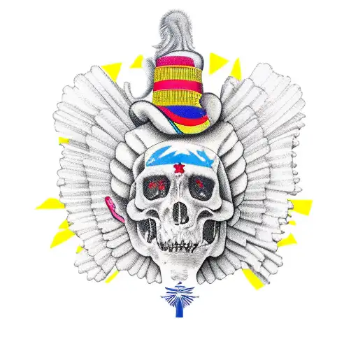Colombia tattoo design idea