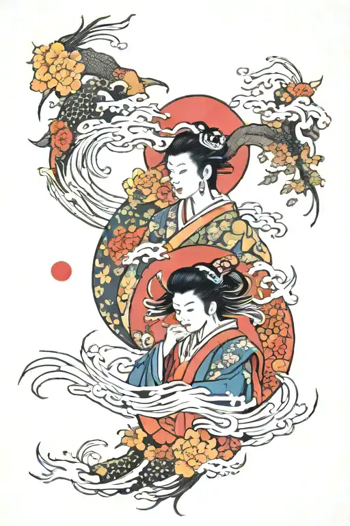 Beyond the veil of shadows, where echoes whisper and darkness dances with secrets the heart of mystery beats tattoo design idea