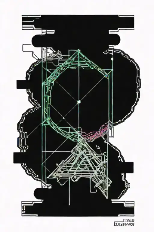 Beyond the veil of shadows, where echoes whisper and darkness dances with secrets the heart of mystery beats tattoo design idea