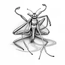 Praying Mantis, Orchid, Music tattoo design idea