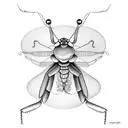 Praying Mantis, Orchid, Music tattoo design idea