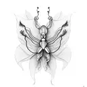 Orchid Mantis tattoo design idea
