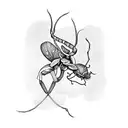 Orchid Mantis tattoo design idea