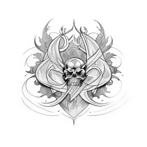 A tattoo design that combines the names of Amelia, Connor, Douglas and Theodorein a unique and artistic way tattoo design idea