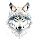 Wolf tattoo design idea