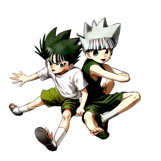 gon and killua tattoo design idea