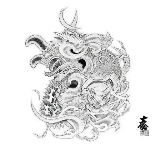 gon and killua tattoo design idea