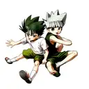gon and killua tattoo design idea