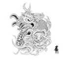 gon and killua tattoo design idea