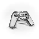 Gaming console controller merging with a classical guitar tattoo design idea