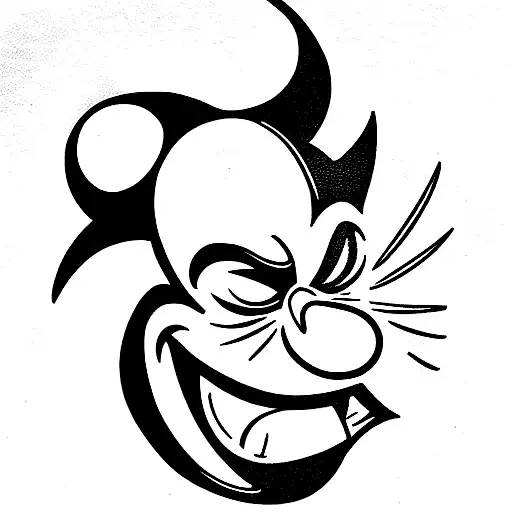 Disney villain symbols tattoo design idea