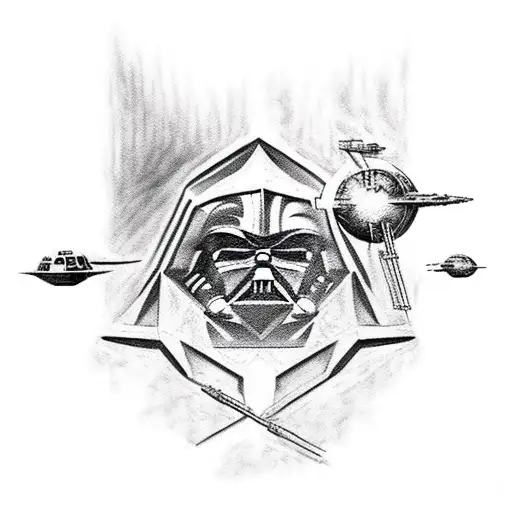 star wars, rebellion, universe tattoo design idea