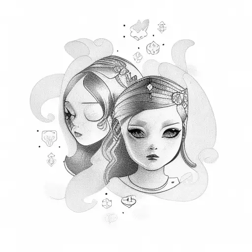 Mix my daughters names Alma and Molly  tattoo design idea