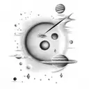 drops of jupiter tattoo design idea