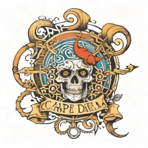 Carpe diem  tattoo design idea