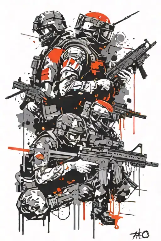 420, eastern europe, special forces bust, adhd brain tattoo design idea