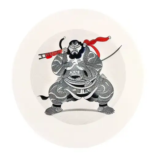  sumos figthing tattoo design idea