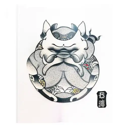 sumo tattoo design idea