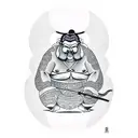 sumo tattoo design idea