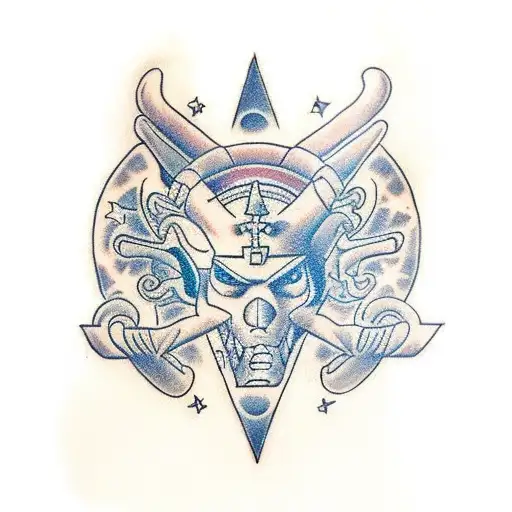 orion with roman numerals in it tattoo design idea