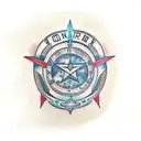 orion with roman numerals in it tattoo design idea