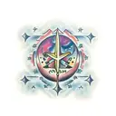 orion with roman numerals in it tattoo design idea