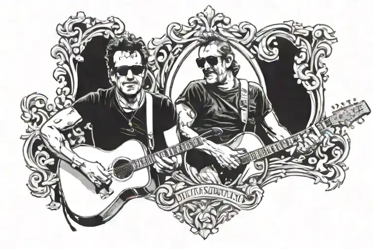 bruce springsteen eric church tattoo design idea