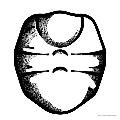 air balloon with wrestler mask tattoo design idea