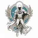 moon knight tattoo design idea