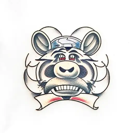 alf tattoo design idea