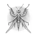 mantis tattoo design idea